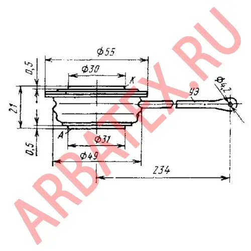 Т16-320-13 тиристор фото 2 Т16-320-13 тиристор фото 2