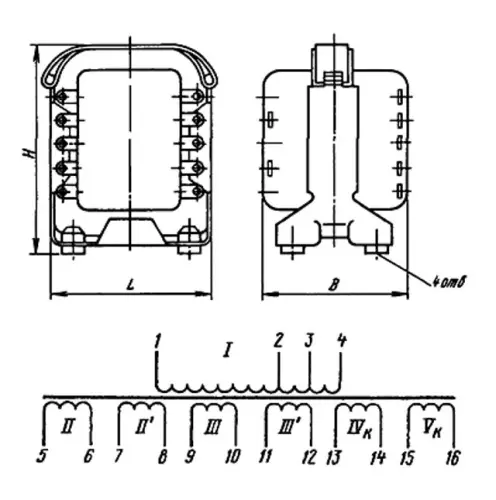 ТПП8-115-400 трансформатор фото 3 ТПП8-115-400 трансформатор фото 3