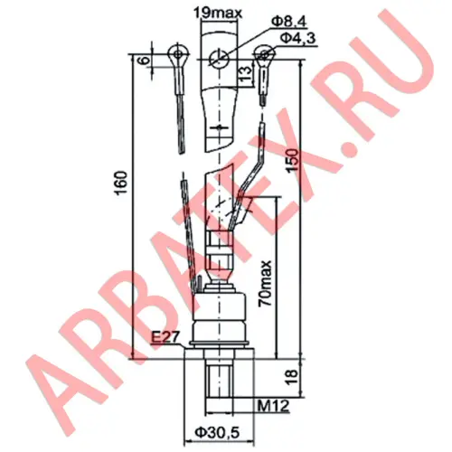 ТБ151-63-5-454 тиристор фото 3 ТБ151-63-5-454 тиристор фото 3