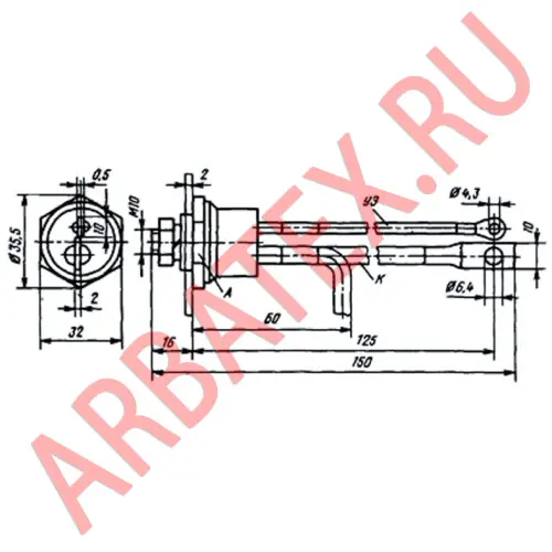 Т25-5 тиристор фото 3 Т25-5 тиристор фото 3