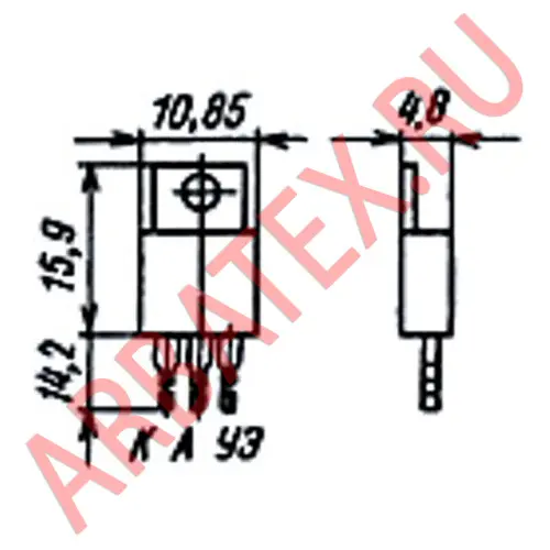 КУ202И-1 тиристор фото 3