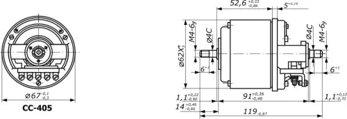 СС-405 сельсин фото 2 СС-405 сельсин фото 2