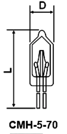 СМН 5-70 лампа накаливания фото 3 СМН 5-70 лампа накаливания фото 3