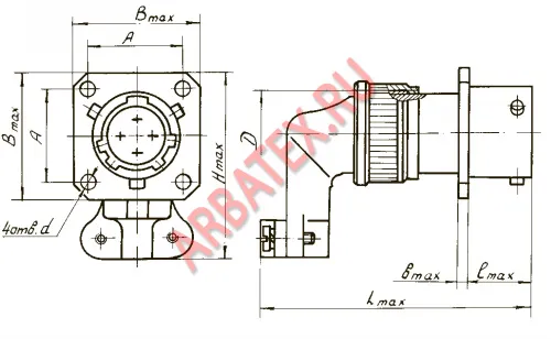 СНЦ23-4/14Р-4-В розетка фото фото 2 СНЦ23-4/14Р-4-В розетка Разъемы разное фото фото 2