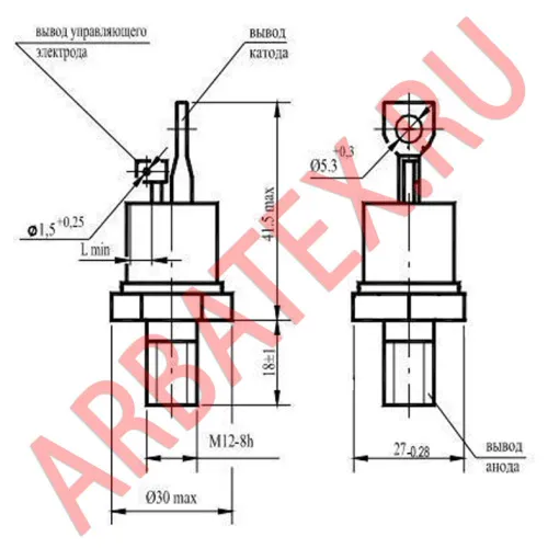 Т152-100-8-6 тиристор фото 3