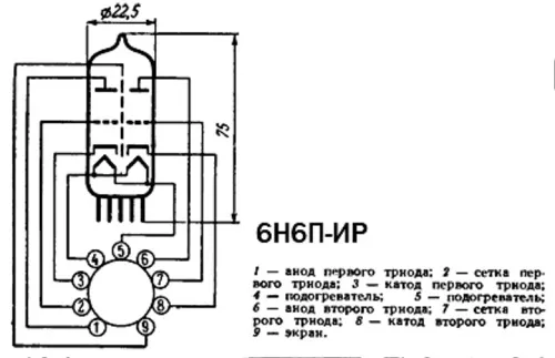 6Н6П-ИР радиолампа фото 3 6Н6П-ИР радиолампа фото 3