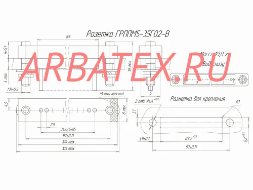 ГРПП5-35ГО2-В фото ГРПП5-35ГО2-В Разъемы разное фото