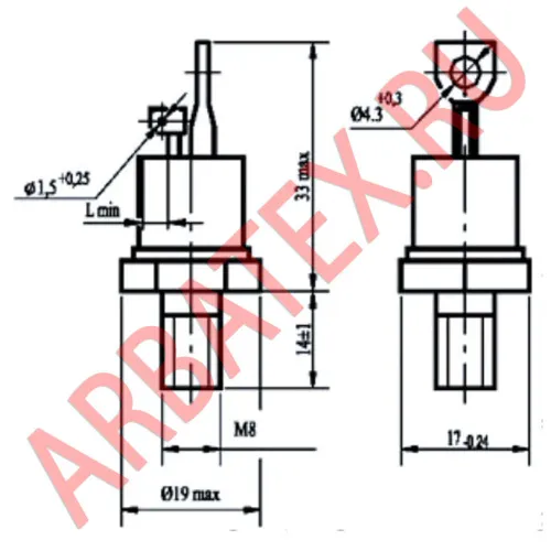 Т132-40-12 тиристор фото 3 Т132-40-12 тиристор фото 3